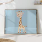 Giraffe Nursery Print
