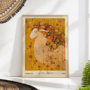 Gustav Klimt Sheep Art Print