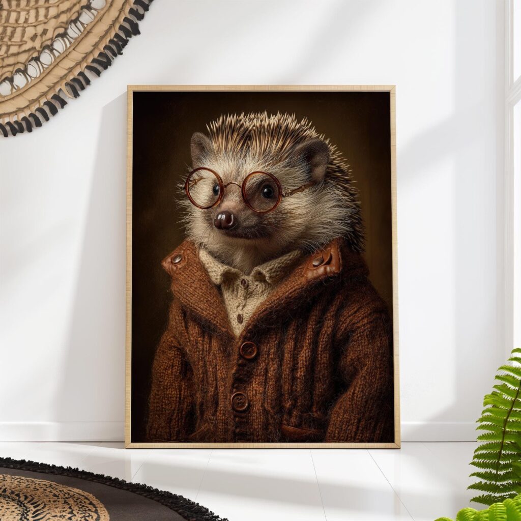 Hedgehog Wall Art