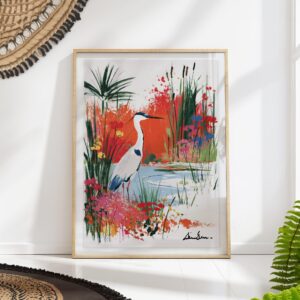 Heron Print