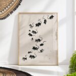 Ink Wash Mice Print