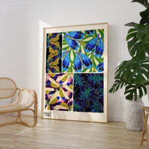 Insect Art Print Butterfly Poster Modern