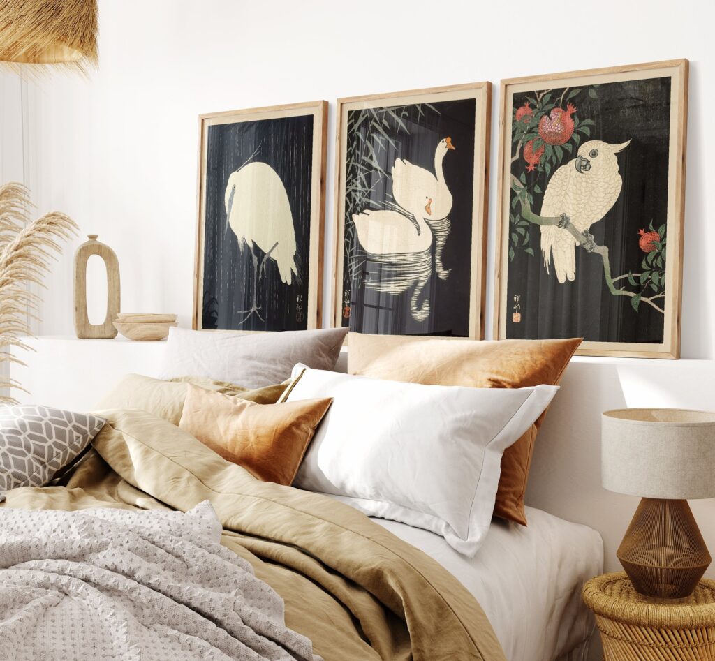 Japanese Bird Print Set Japanese Bird Print Set