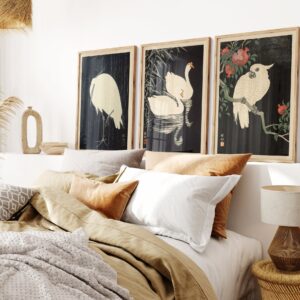 Japanese Bird Print Set