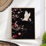 Japanese Crane Art Print