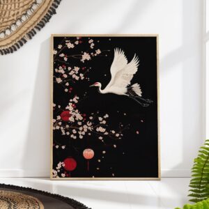 Japanese Crane Art Print