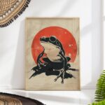 Japanese Frog Art Print