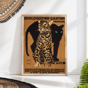 Leopard and Panther Art Print
