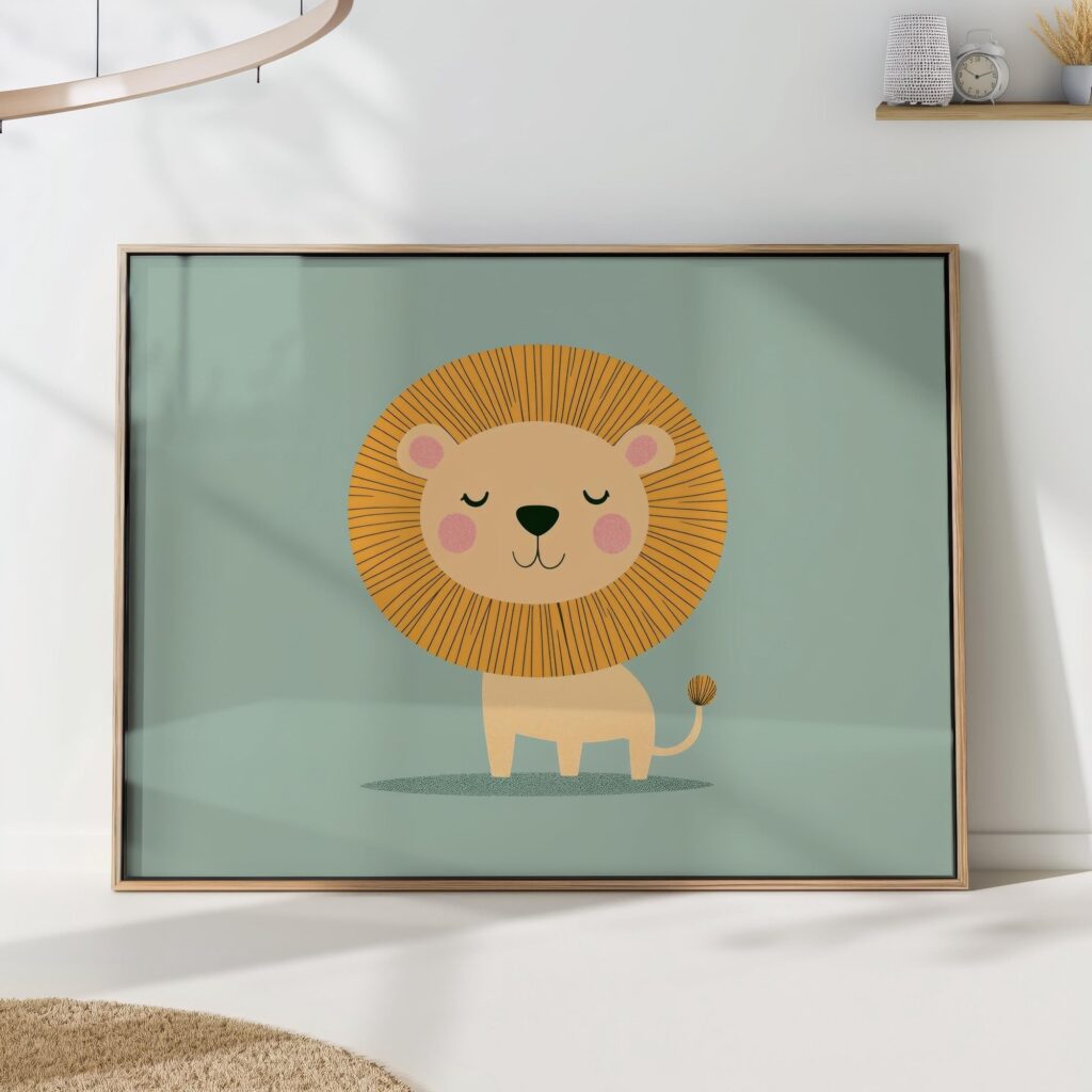 Lion Nursery Print Lion Nursery Print