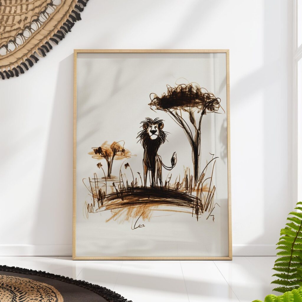 Lion Safari Poster