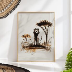 Lion Safari Poster
