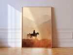 Lone Cowboy Print