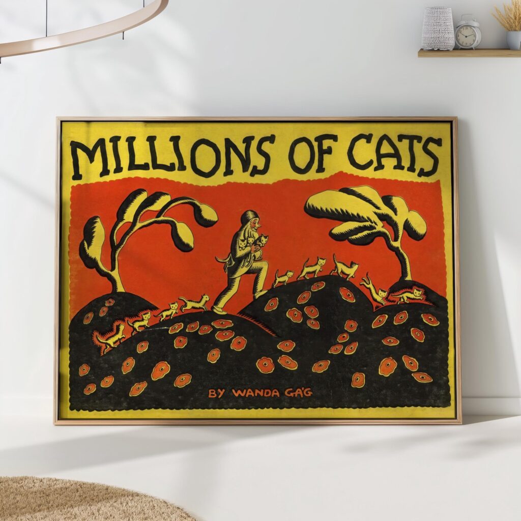 Millions of Cats Vintage Print Millions of Cats Vintage Print