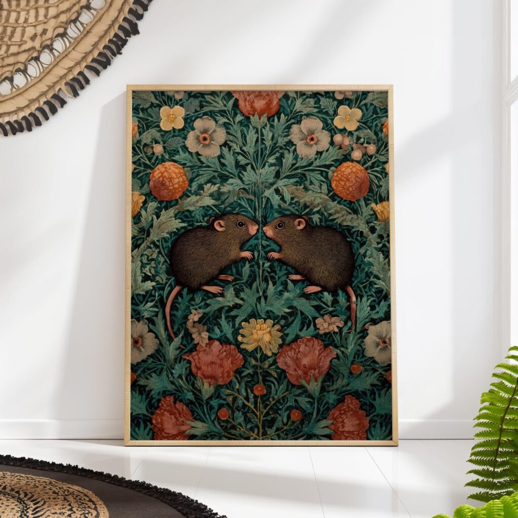 Mole Botanical Print