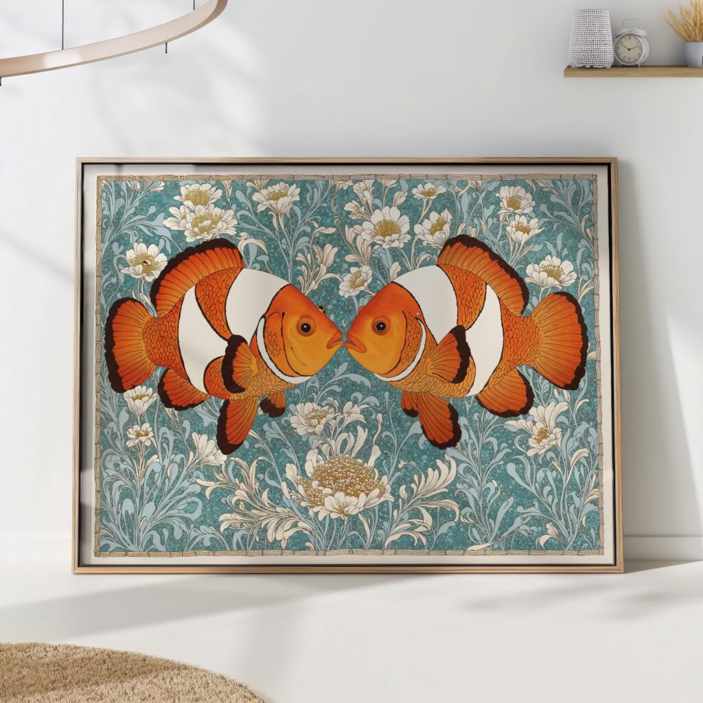 Morris Clownfish Art Print Morris Clownfish Art Print
