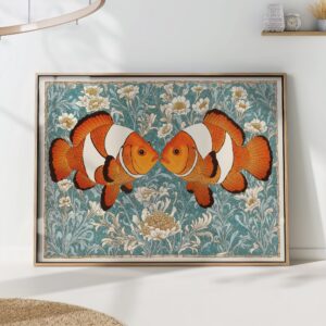 Morris Clownfish Art Print