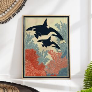 Orca Coastal Wall Art
