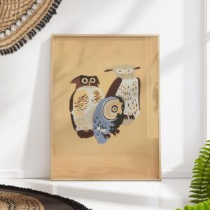 Owl Nursery Art Print
