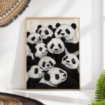 Panda Party Art Print