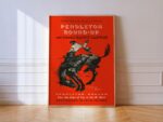 Pendleton Rodeo Print Western Poster Original 1962
