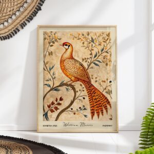 Pheasant William Morris Print
