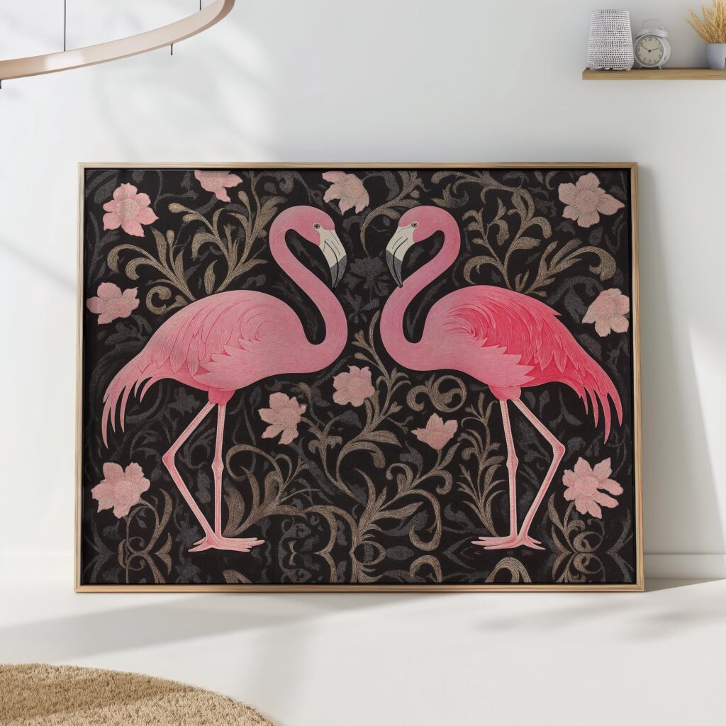 Pink Flamingo Art Print