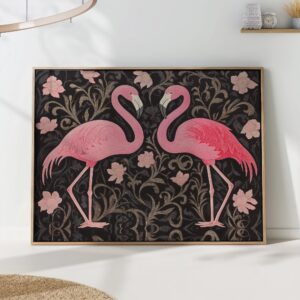 Pink Flamingo Art Print