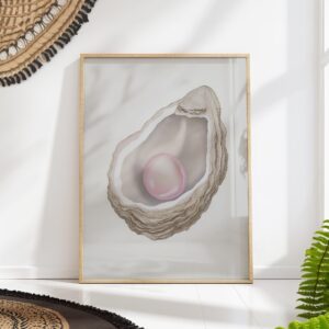 Pink Pearl Oyster Print