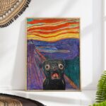 Pug 'The Scream' Poster