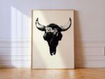 Rodeo Skull Print
