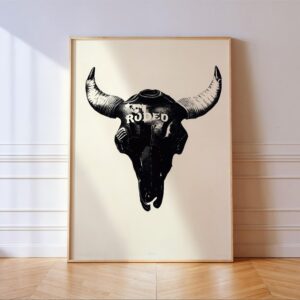 Rodeo Skull Print