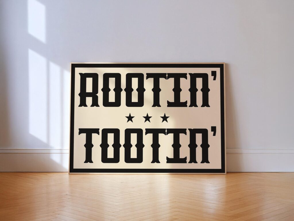 Rootin' Tootin' Western Art Print