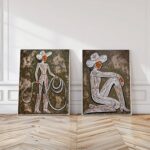 Set Of 2 Cowgirl Art Prints