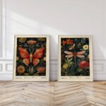 Set Of 2 William Morris Insects Prints