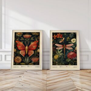 Set Of 2 William Morris Insects Prints