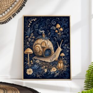 Snail Cottage Print