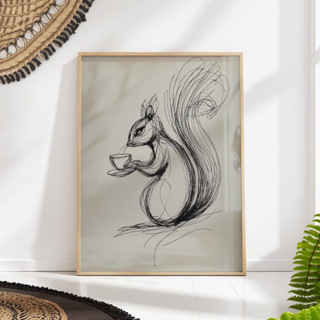 Squirrel Wall Art Squirrel Wall Art