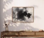 Sumi-e Ink Landscape Print