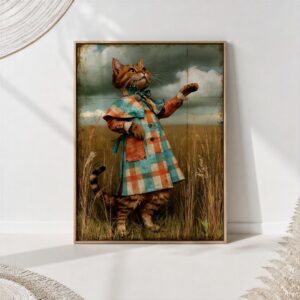 Tabby Cat Print