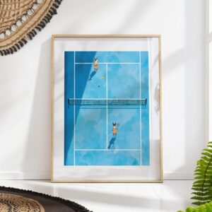 Tennis Dogs Print