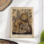 The Lion and The Rat Art Print