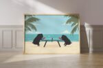 Tropical Pug Print