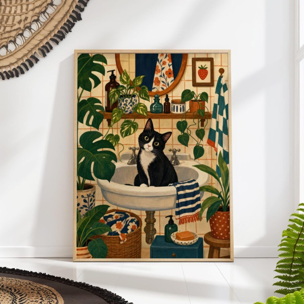 Tuxedo Cat Print Tuxedo Cat Print