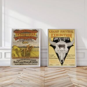 Vintage Calgary Exhibition Poster Set