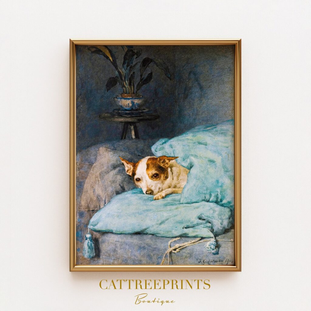 Vintage Dog Art Print Vintage Dog Art Print