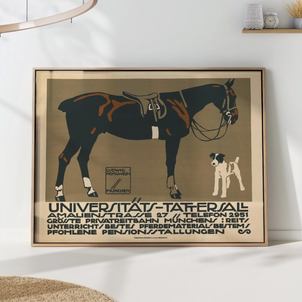 Vintage Hohlwein Horse Poster Vintage Hohlwein Horse Poster