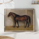 Vintage Horse Wall Art Print