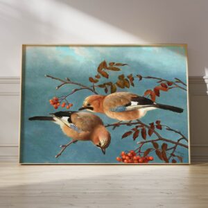 Vintage Jay Bird Print