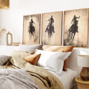 Vintage Rodeo Prints Set