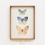 Watercolor Butterfly Print